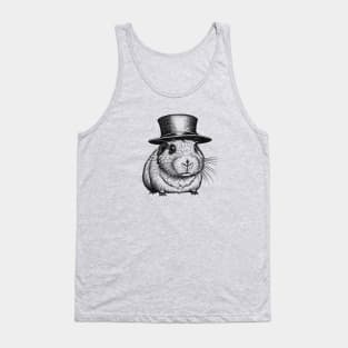 Guinea Pig Love - Cute Guinea Pig wearing a hat Tank Top